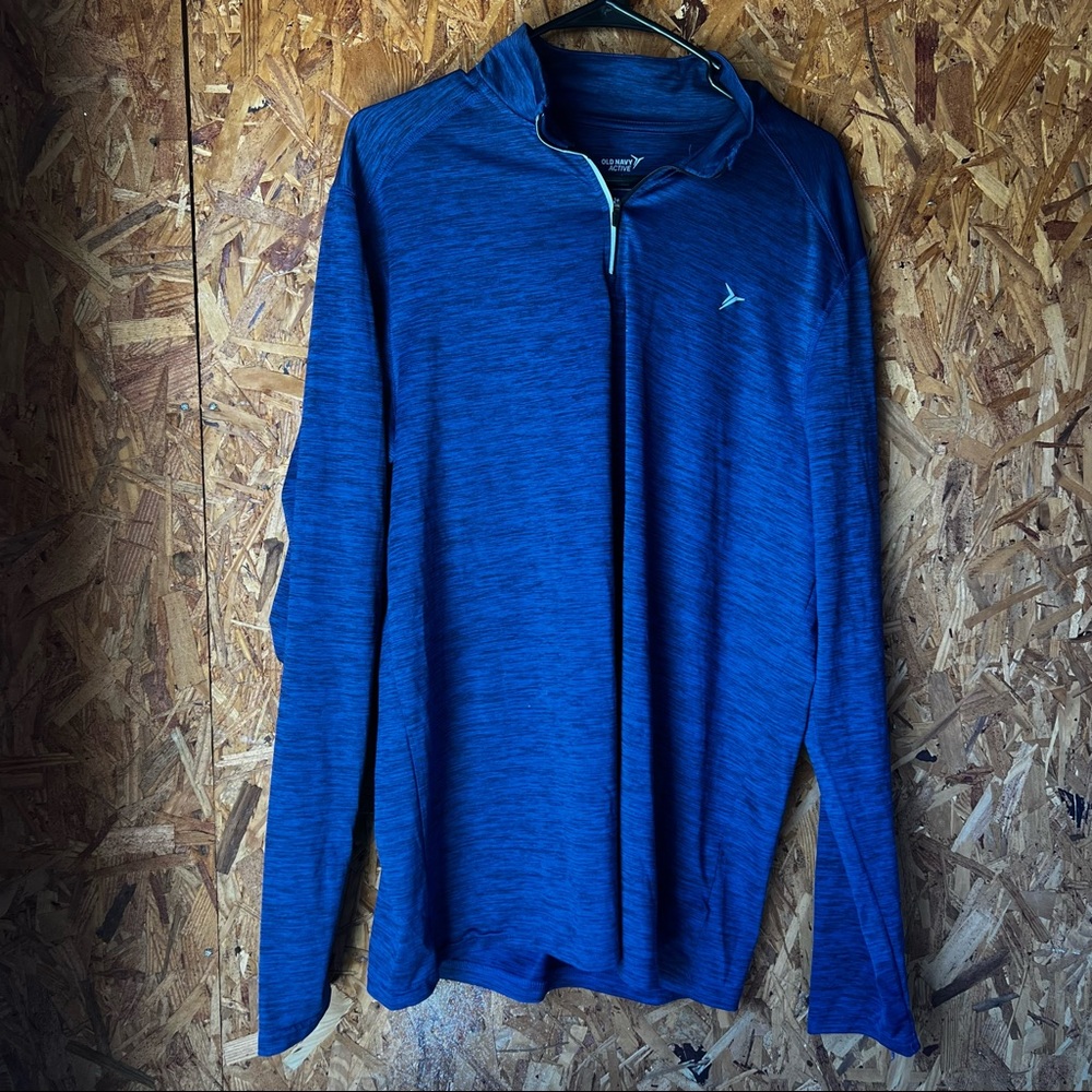 Old Navy Active blue full zip active jacket dry L